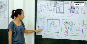 lớp học sketch note sketch talk room to read 68