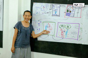 lớp học sketch note sketch talk room to read 70