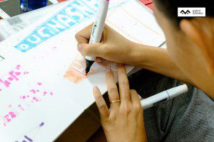 lớp học sketch note sketch talk room to read 90