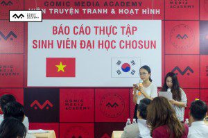 Báo cáo thực tập sinh viên đại học Chosun tại Comic Media Academy Vietnam