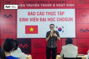 Báo cáo thực tập sinh viên đại học Chosun tại Comic Media Academy Vietnam
