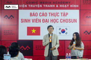 Báo cáo thực tập sinh viên đại học Chosun tại Comic Media Academy Vietnam