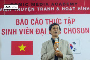 Báo cáo thực tập sinh viên đại học Chosun tại Comic Media Academy Vietnam