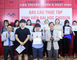 Báo cáo thực tập sinh viên đại học Chosun tại Comic Media Academy Vietnam