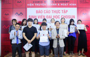 Báo cáo thực tập sinh viên đại học Chosun tại Comic Media Academy Vietnam