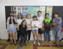 bế giảng digitak painting thiếu niên