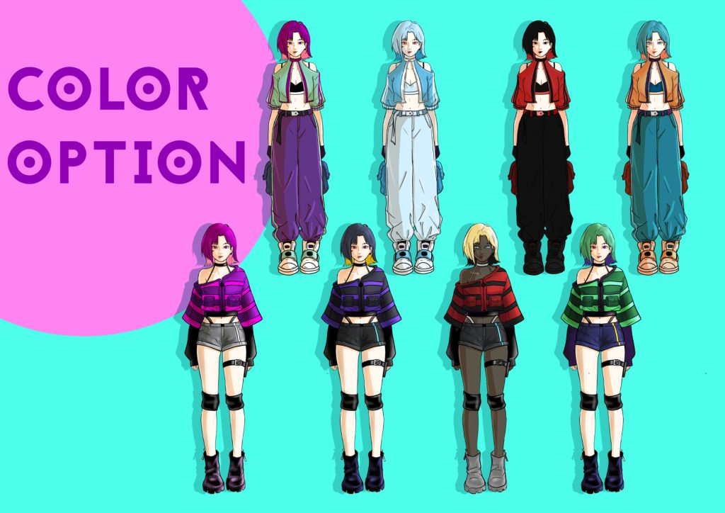 Tác phẩm cuối khóa Character Design K21 – HV Vũ Nhật Huy